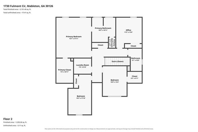 1730 Fulmont Circle, Mableton, GA 30126