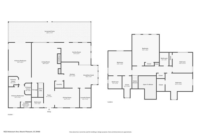 1823 Delacourt Avenue, Mount Pleasant, SC 29466