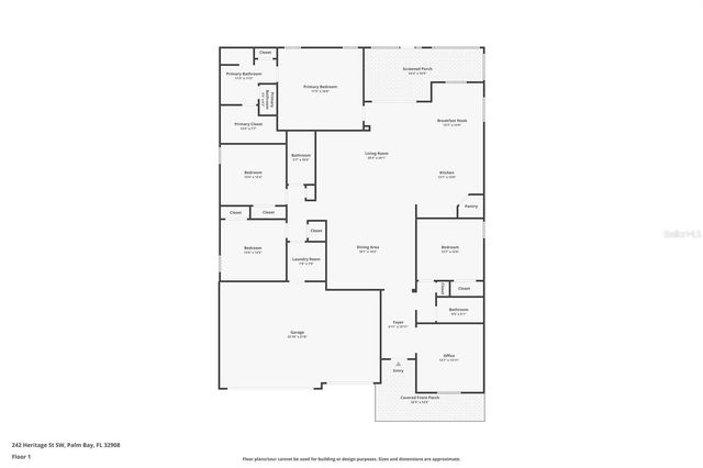 242 HERITAGE ST STREET SW, Palm Bay, FL 32908