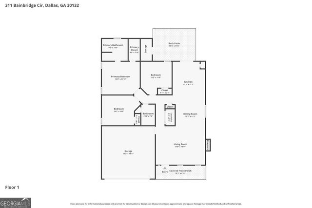 311 Bainbridge Circle, Dallas, GA 30132