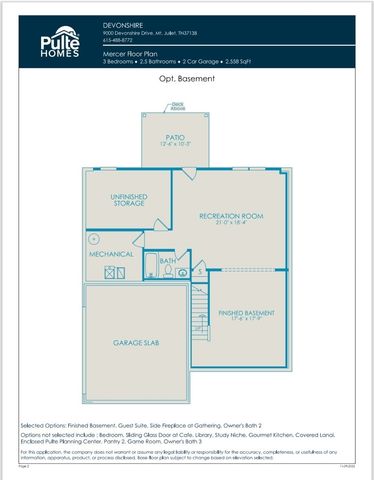 1193 Sydney Terrace, Mount Juliet, TN 37122