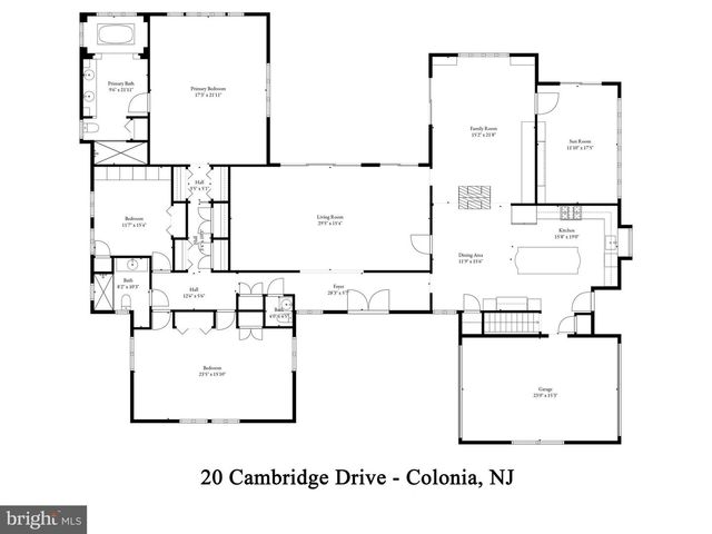 20 CAMBRIDGE DR, Colonia, NJ 07067