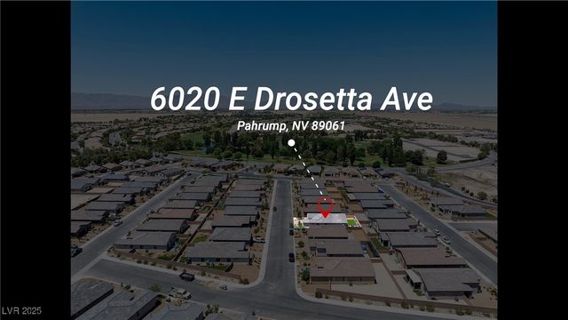 6020 East Drosetta Avenue, Pahrump, NV 89061