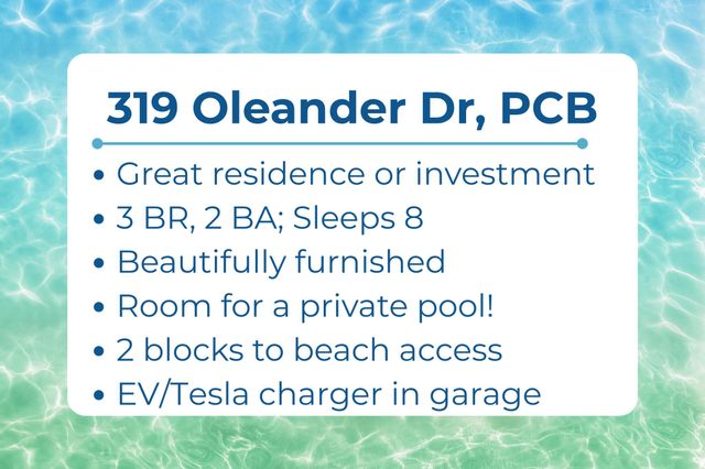 319 Oleander Drive, Panama City Beach, FL 32413