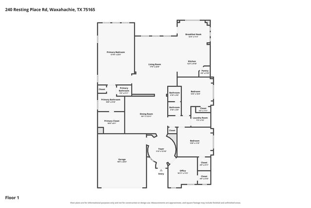 240 Resting Place Road, Waxahachie, TX 75165