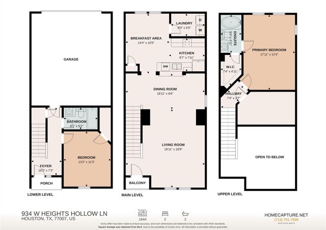 934 W Heights Hollow Lane, Houston, TX 77007