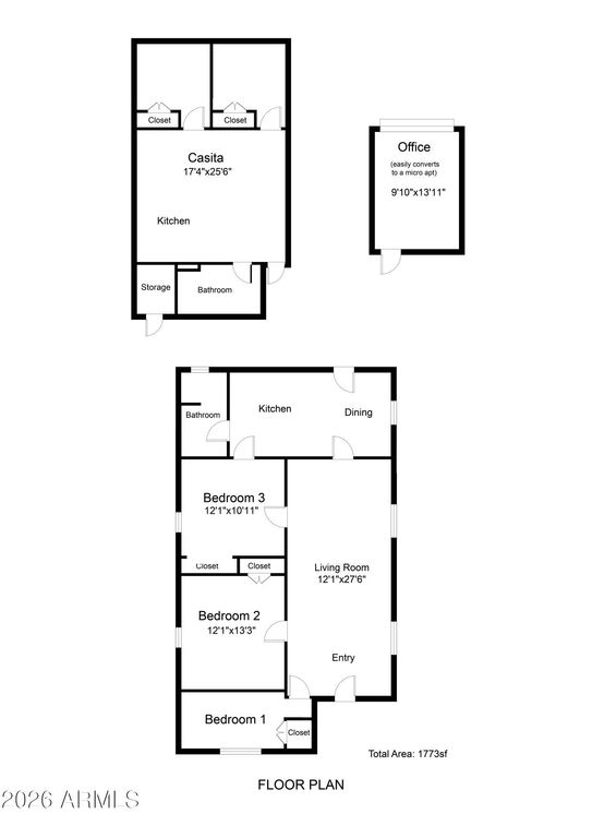 Image 4 of property listing at 1306 W POLK Street, Phoenix, AZ 85007