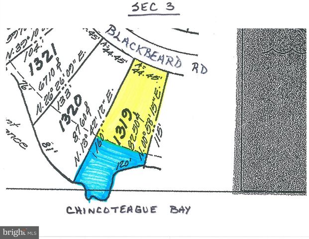 1319 BLACKBEARD RD, Greenbackville, VA 23356