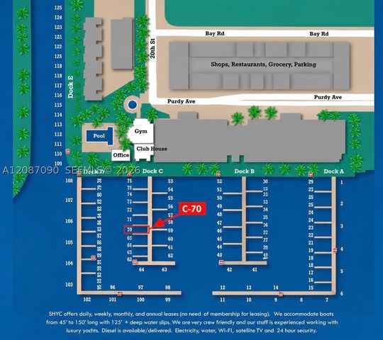 1928 Purdy Ave-Sunset Harbour Yacht Club Slip C-70, Miami Beach, FL 33139