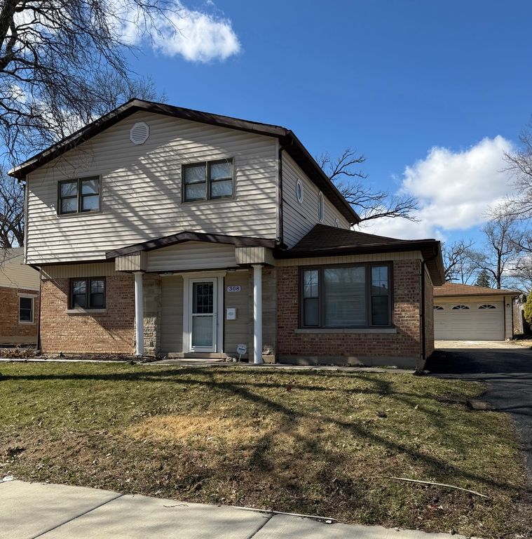 308 Oakwood Street, Park Forest, IL 60466 — exterior