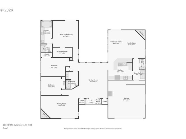 2516 Ne 157TH St, Vancouver, WA 98686