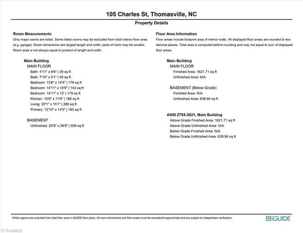 105 Charles Street, Thomasville, NC 27360