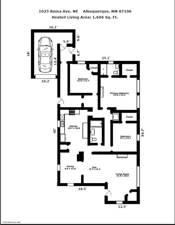 Image 31 of property listing at 1025 Roma Avenue NE, Albuquerque, NM 87106