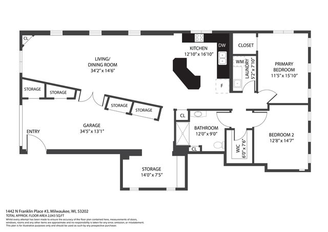 1442 N Franklin PLACE #3, Milwaukee, WI 53202
