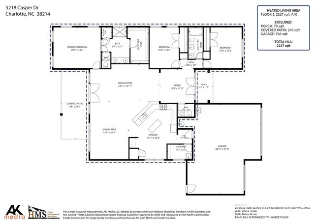 5218 Casper Drive, Charlotte, NC 28214