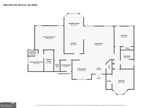 1360 Giles Road, Monroe, GA 30655