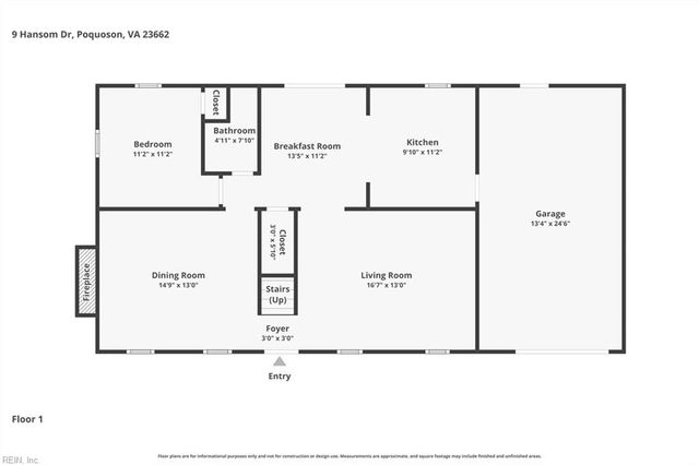 9 Hansom DR, Poquoson, VA 23662