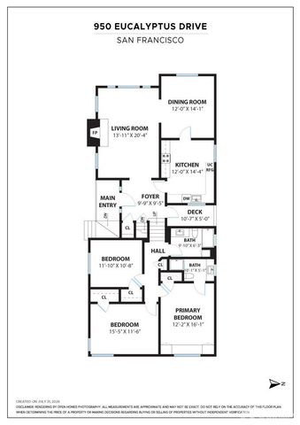 950 Eucalyptus Drive, San Francisco, CA 94132