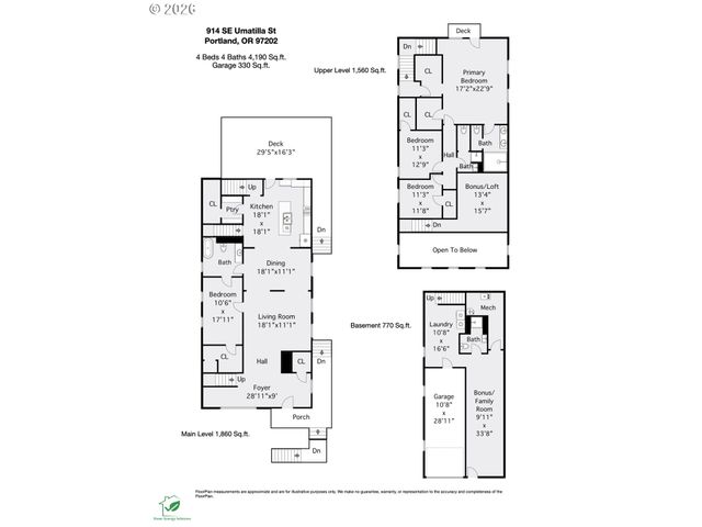 914 Se UMATILLA St, Portland, OR 97202