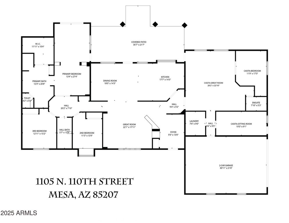 Image 34 of property listing at 1105 N 110TH Street, Mesa, AZ 85207