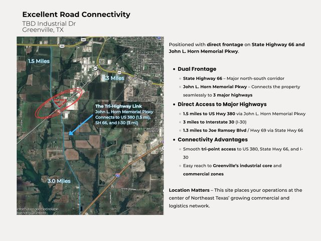 TBD Industrial Drive, Greenville, TX 75401