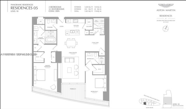 300 Biscayne Boulevard Way 2105W, Miami, FL 33131