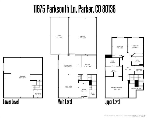 11675 Park South Lane, Parker, CO 80138