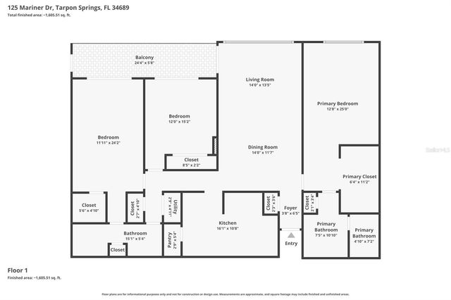 125 MARINER DRIVE 125, Tarpon Springs, FL 34689