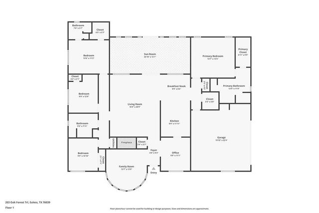 203 Oak Forest Trail, Euless, TX 76039