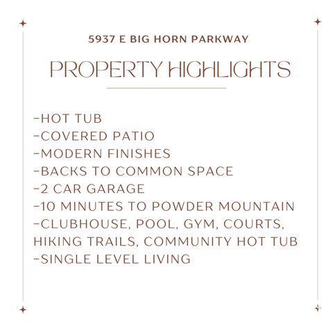 5937 E BIG HORN PKWY, Eden, UT 84310