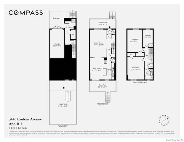 3446 Corlear Avenue 1, Bronx, NY 10463