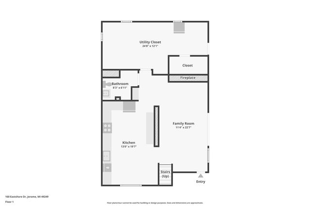 160 Eastshore Drive, Jerome, MI 49249