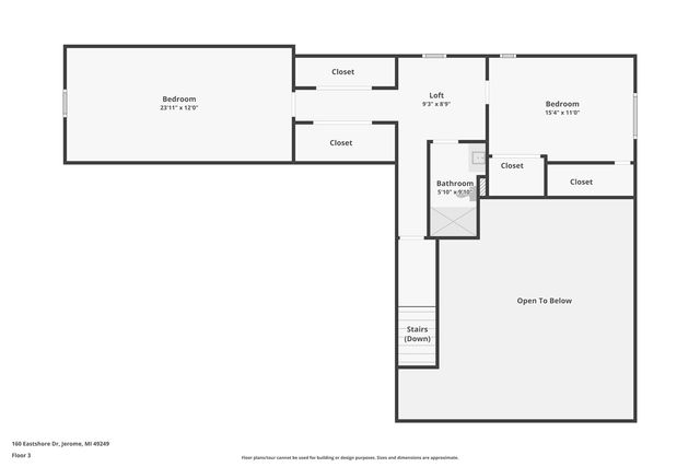 160 Eastshore Drive, Jerome, MI 49249