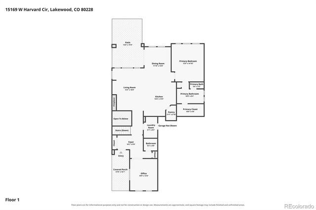 15169 W Harvard Circle, Lakewood, CO 80228