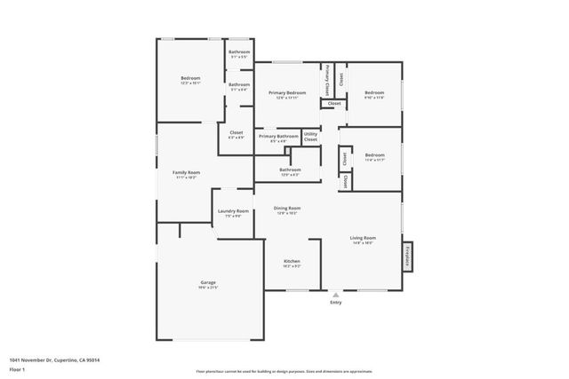 1041 November Drive, Cupertino, CA 95014