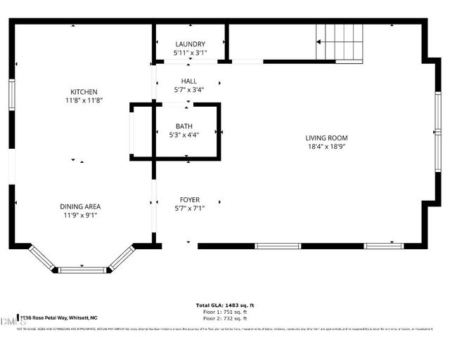 1136 Rose Petal Way, Whitsett, NC 27377