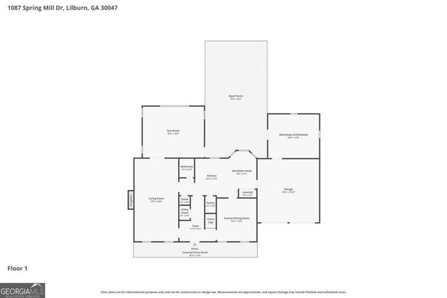1087 Spring Mill Drive SW, Lilburn, GA 30047