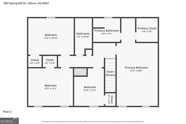 1087 Spring Mill Drive SW, Lilburn, GA 30047
