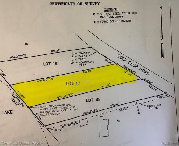 Lot 17 VL Golf Club, Oceola Township, MI 48843