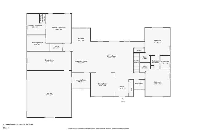 1227 Morman Road, Hanover Twp, OH 45013