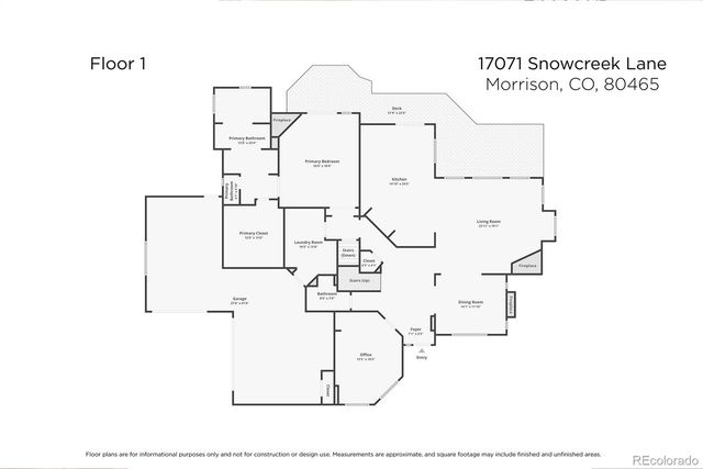 17071 Snowcreek Lane, Morrison, CO 80465