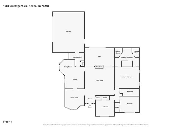 1381 Sweetgum Circle, Keller, TX 76248