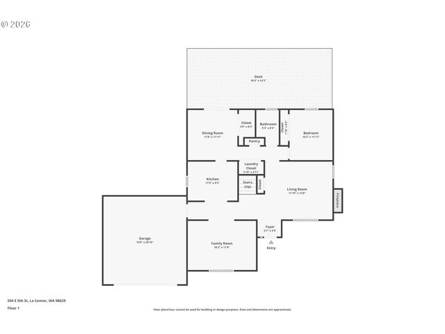 594 E 5TH St, La Center, WA 98629