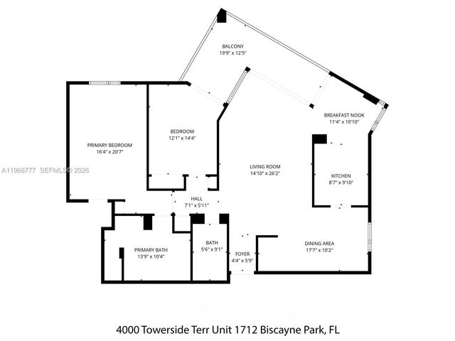 4000 Towerside Ter 1712, Miami, FL 33138