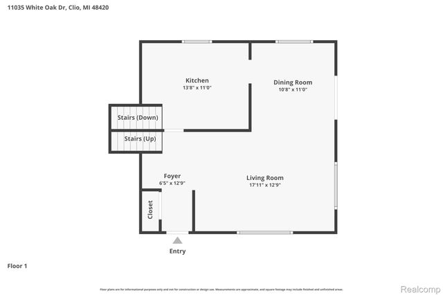 11035 White Oak Drive, Vienna Charter Township, MI 48420