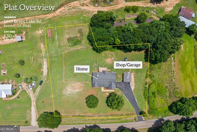 1649 Brays Lake Road, Royston, GA 30662