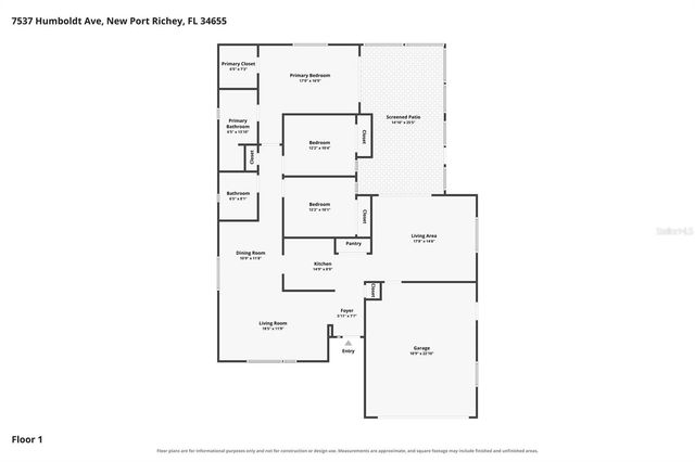 7537 HUMBOLDT AVENUE, New Port Richey, FL 34655