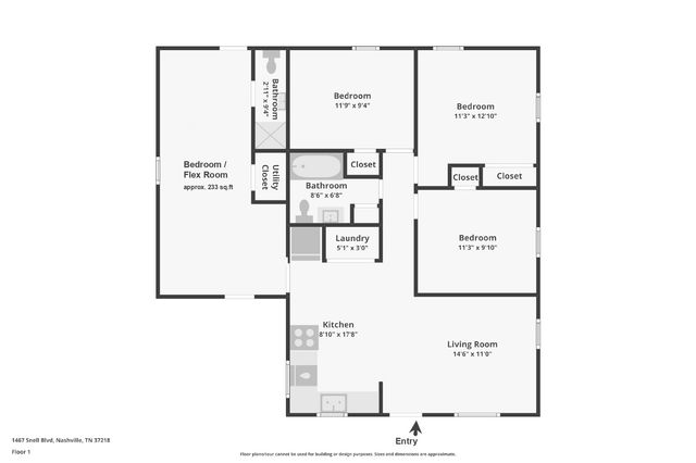 1467 Snell Blvd, Nashville, TN 37218