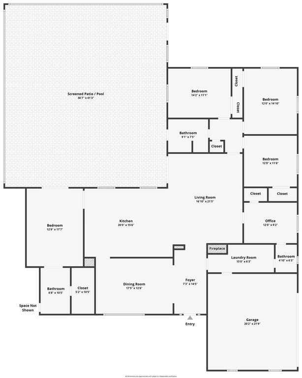 Image 2 of property listing at 2233 LEU ROAD, Orlando, FL 32803
