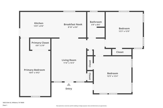 1033 E Elm Street, Hillsboro, TX 76645